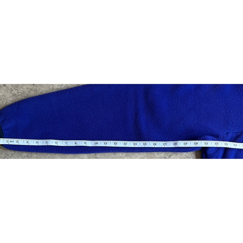 Vintage Patagonia Synchilla Fleece Jacket Mens 13/14 Blue Full Zip Made in USA - Picture 8 of 9